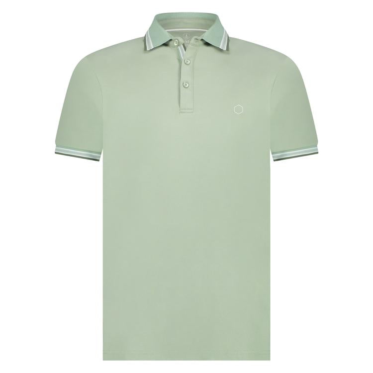 Polo's korte mouw groen Marco Manzini