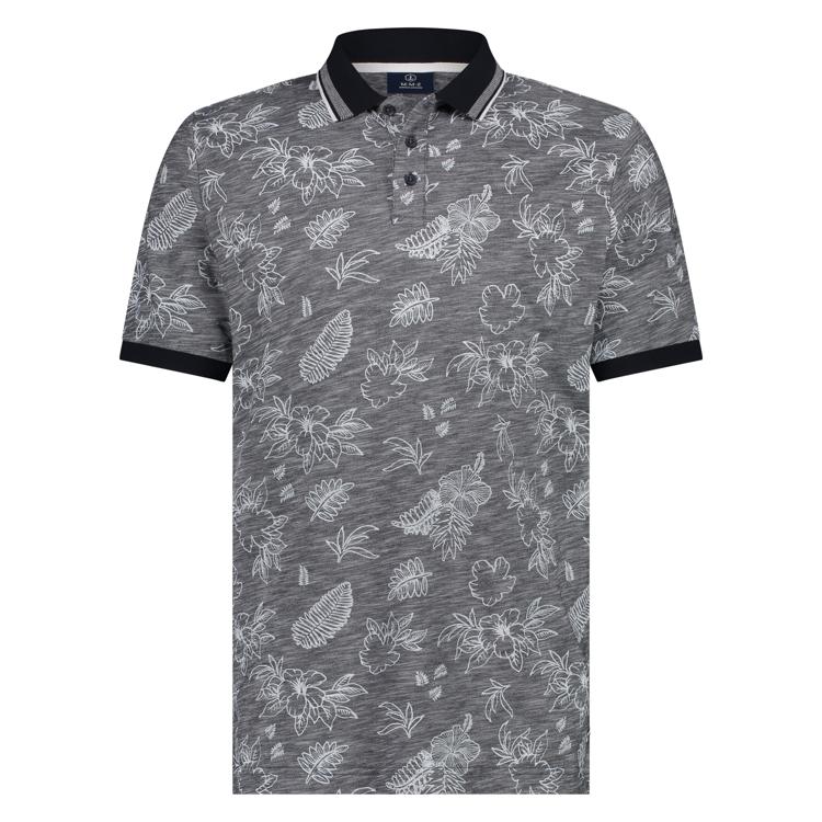 Polo's korte mouw navy Marco Manzini