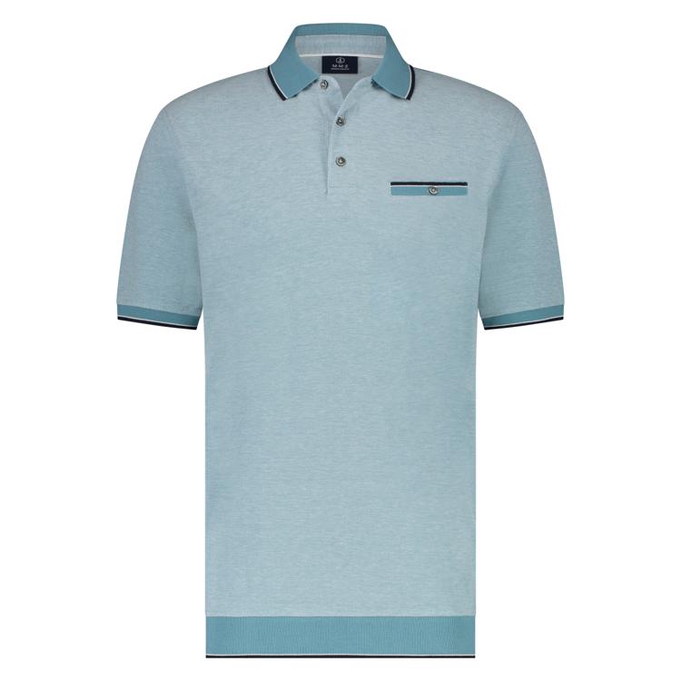 Polo's korte mouw groen Marco Manzini