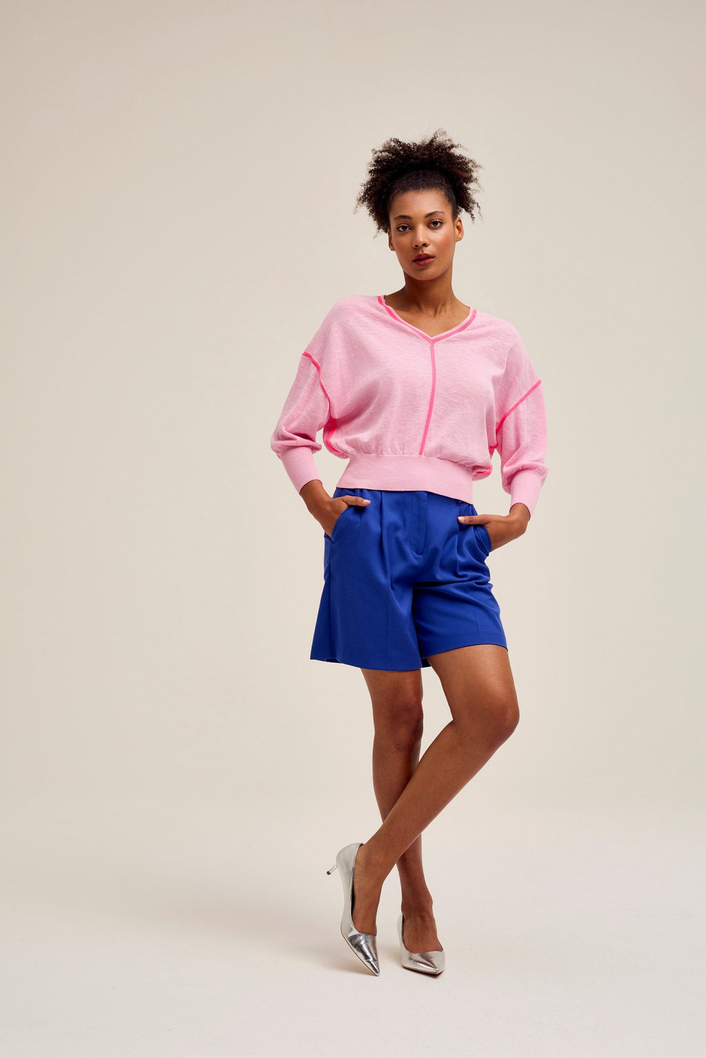 Shorten blauw CKS
