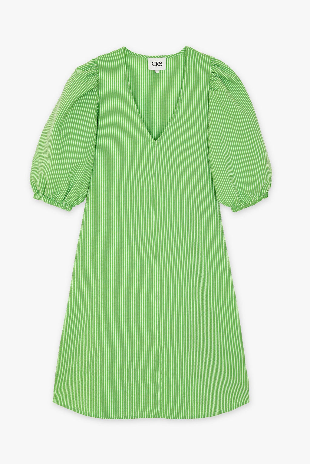 Jurken korte mouw groen CKS