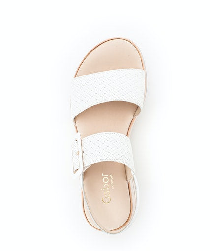 Sandalen wit Gabor