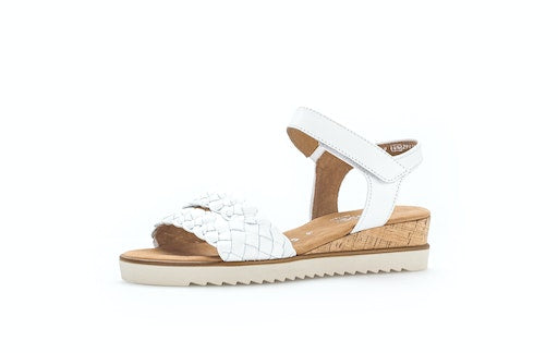 Sandalen wit Gabor
