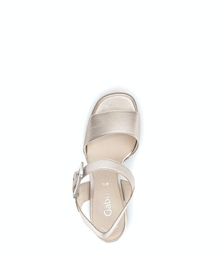 Sandalen goud Gabor