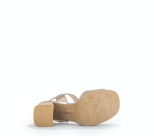 Sandalen goud Gabor