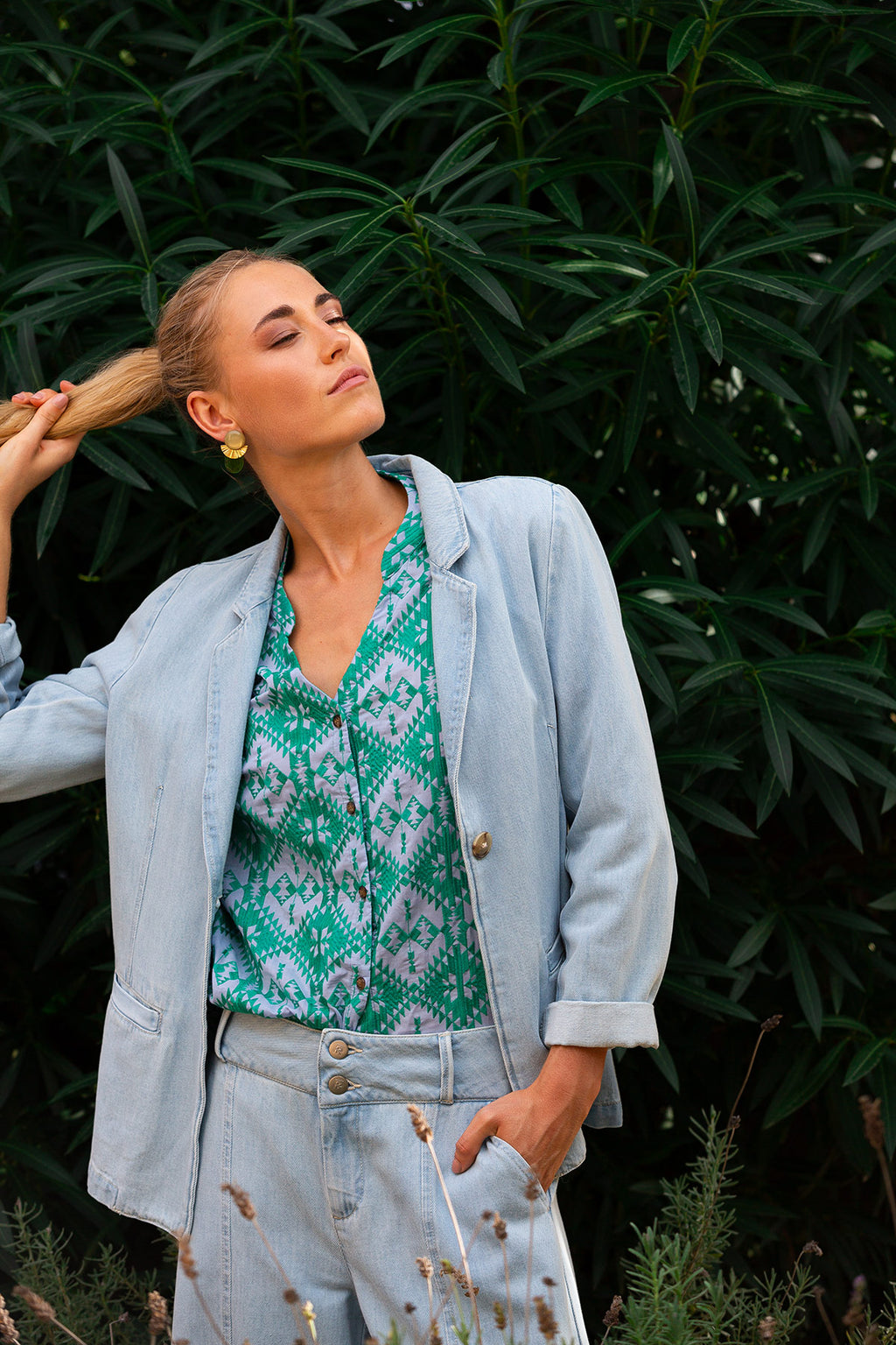 Blazers blauw Four Roses