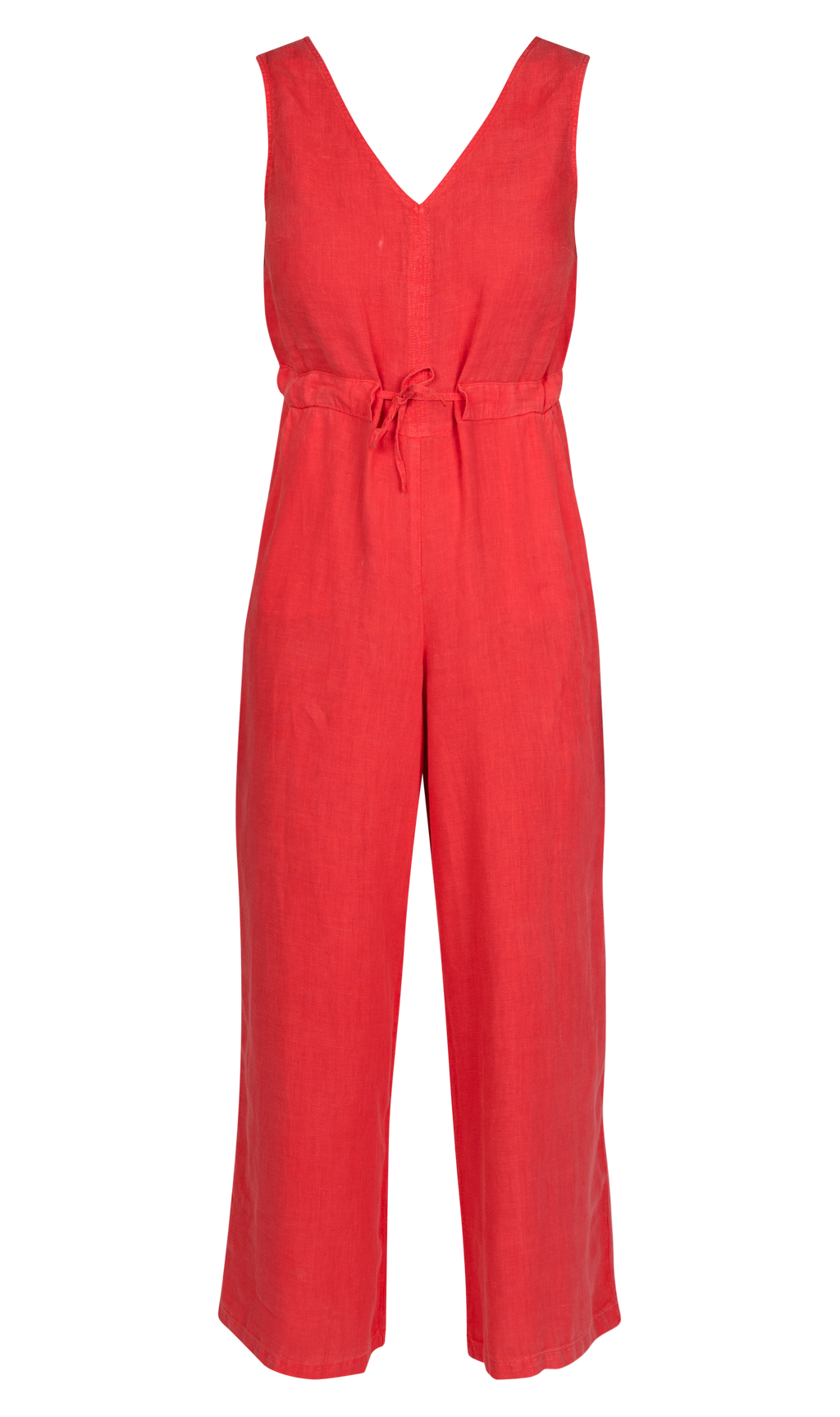Jumpsuits zonder mouw rood Four Roses