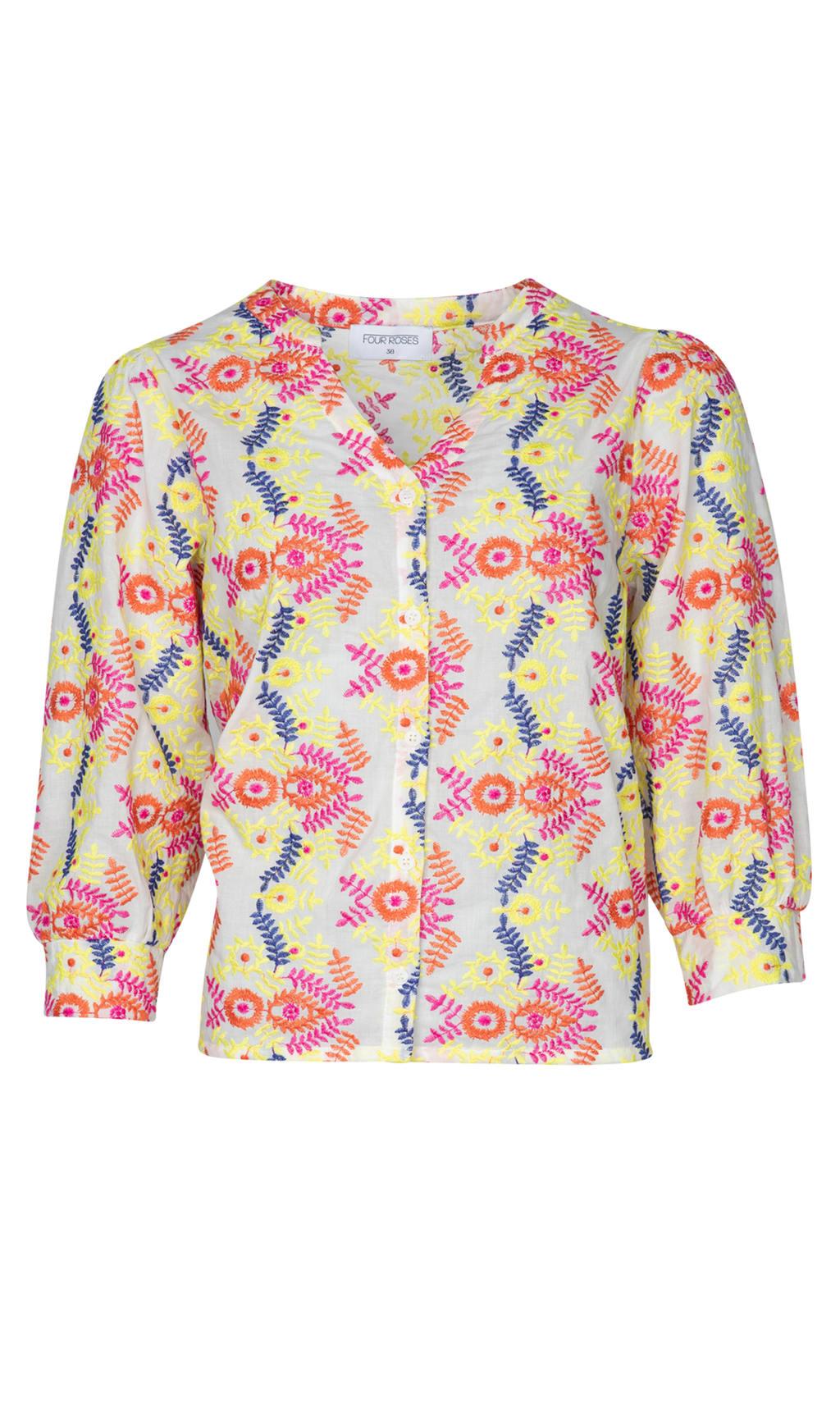 Blouses lange mouw multicolor Four Roses