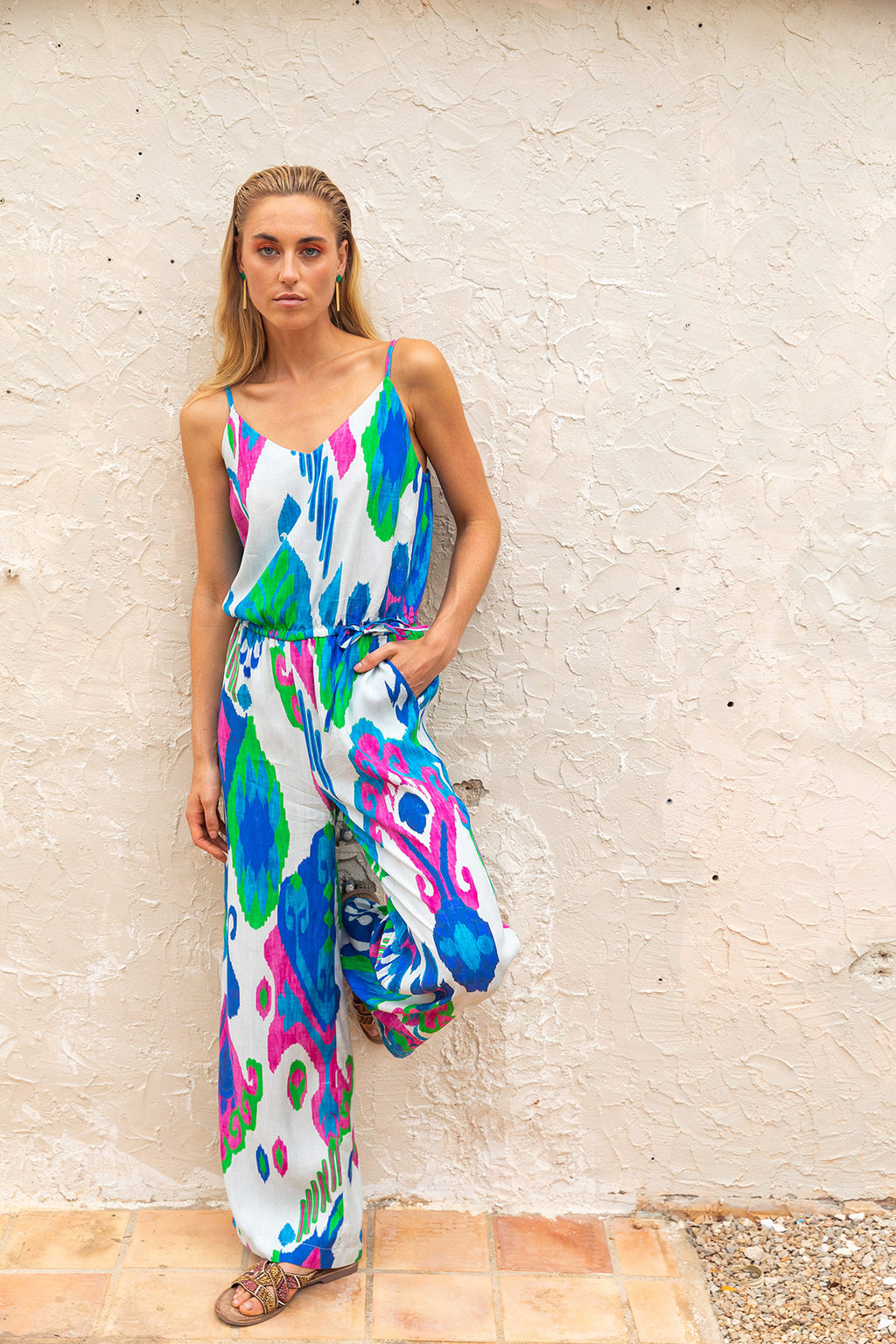 Jumpsuits zonder mouw multicolor Four Roses