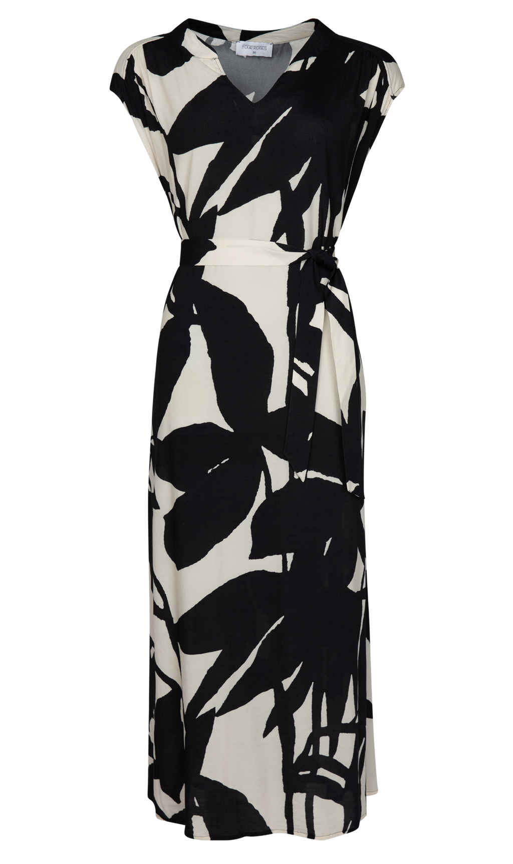 Jurken korte mouw multicolor Four Roses