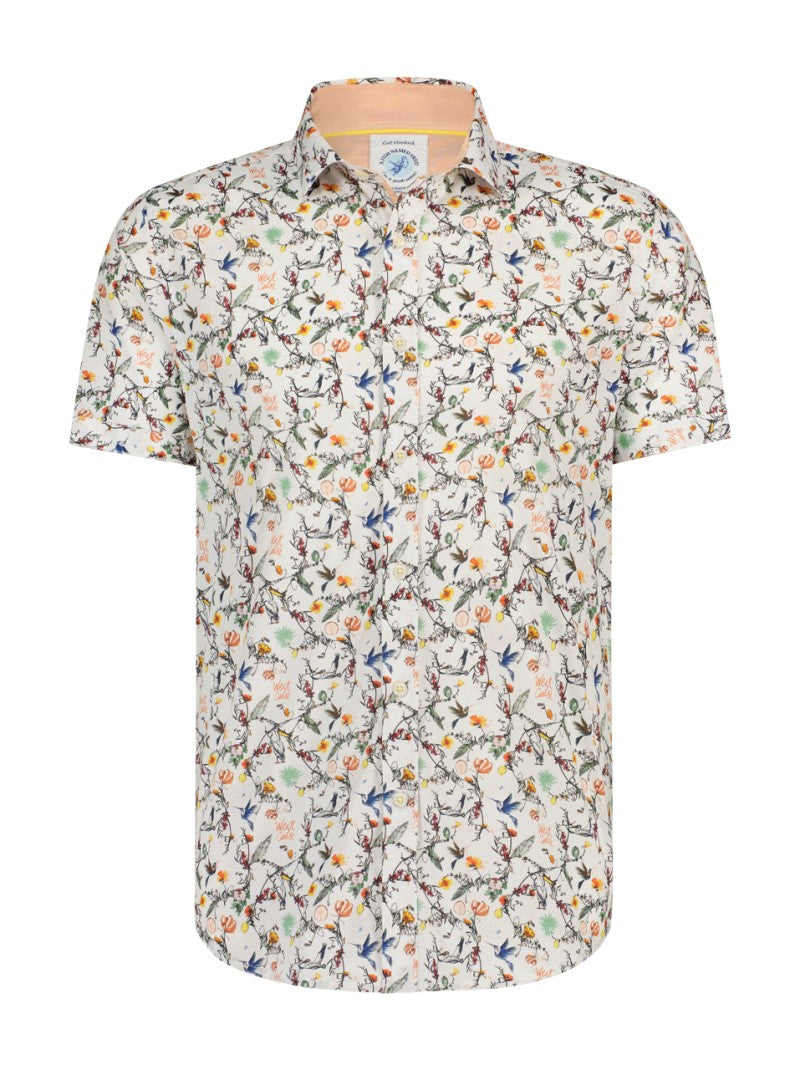 Hemden korte mouw multicolor A Fish Named Fred