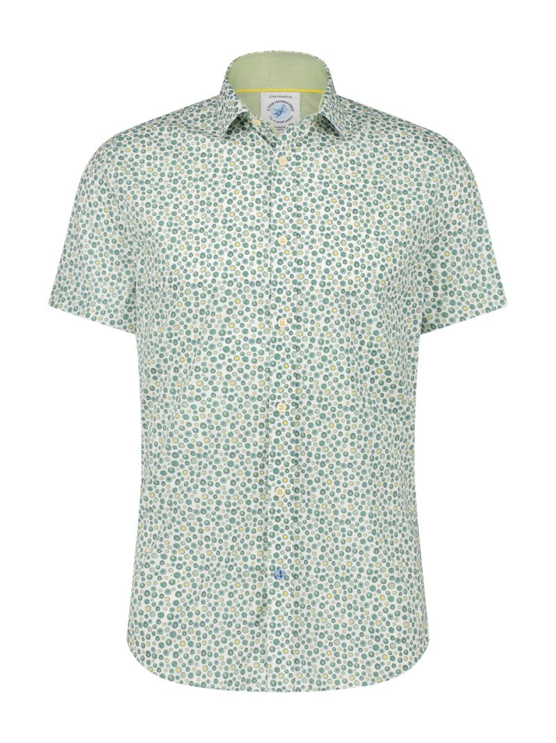 Hemden korte mouw groen A Fish Named Fred