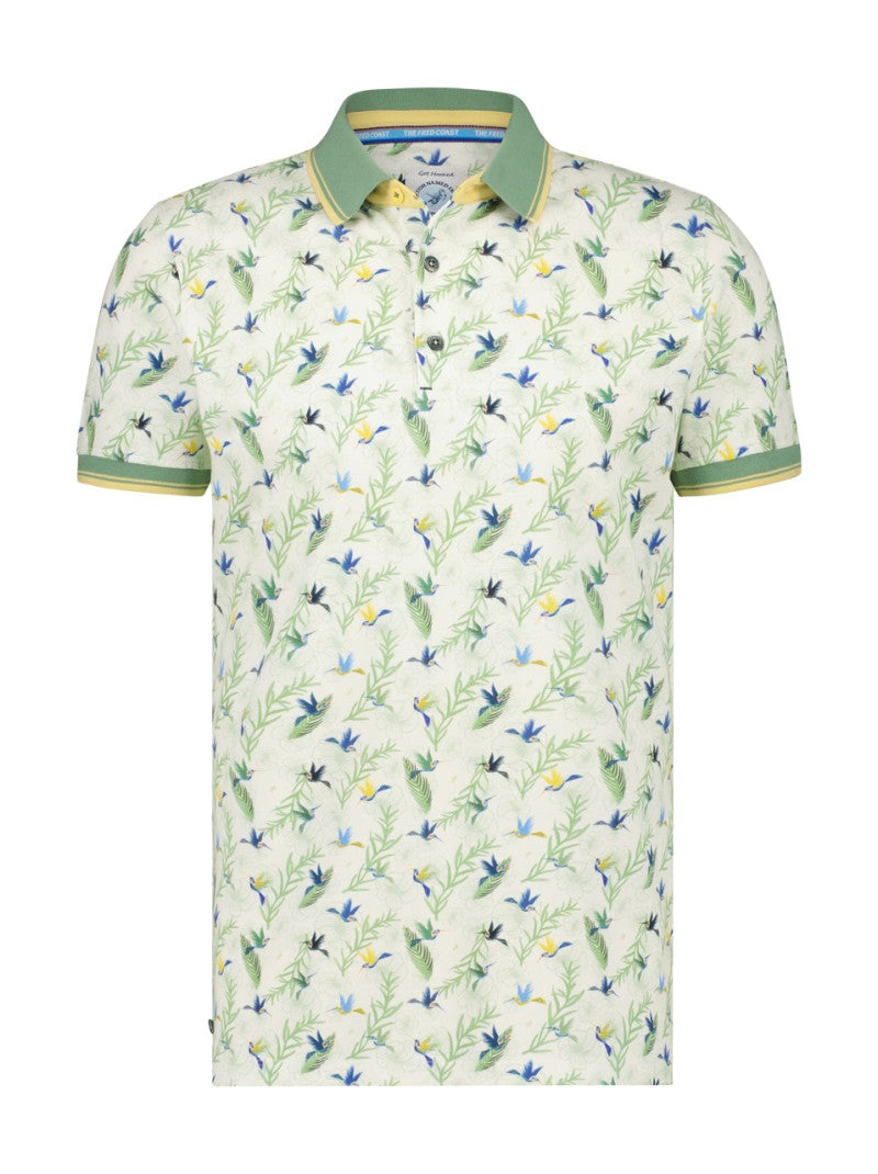 Polo's korte mouw wit A Fish Named Fred