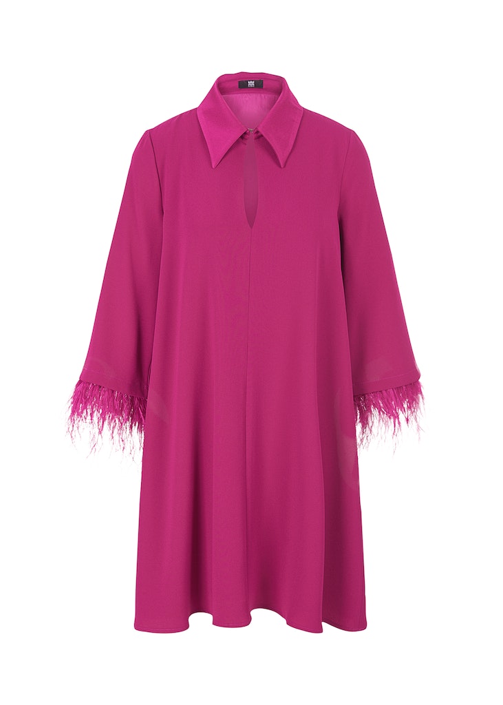 Jurken lange mouw rood RIANI