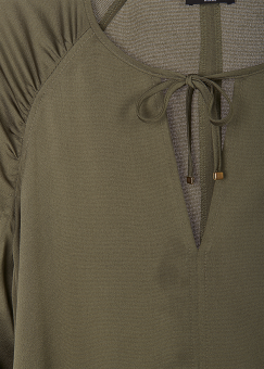 Jurken lange mouw groen RIANI