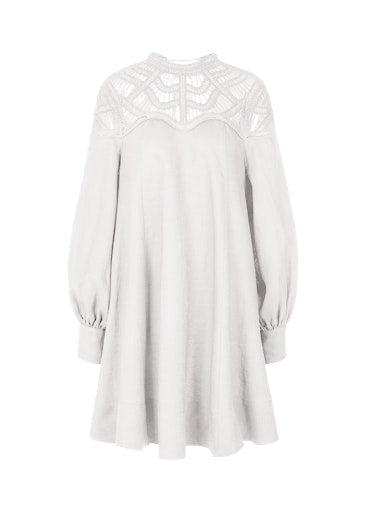 Jurken lange mouw wit RIANI