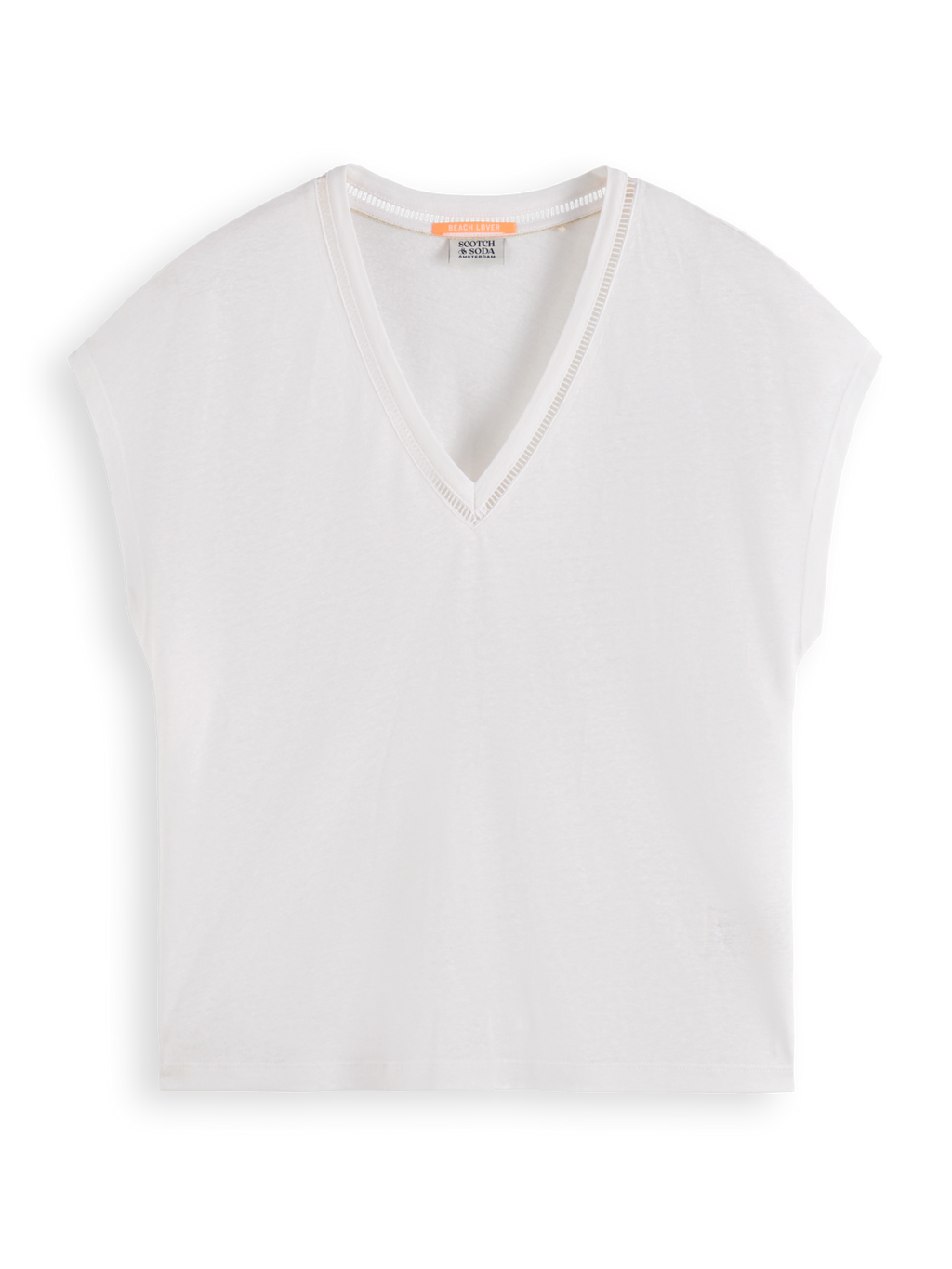 T-shirts korte mouw wit Scotch & Soda