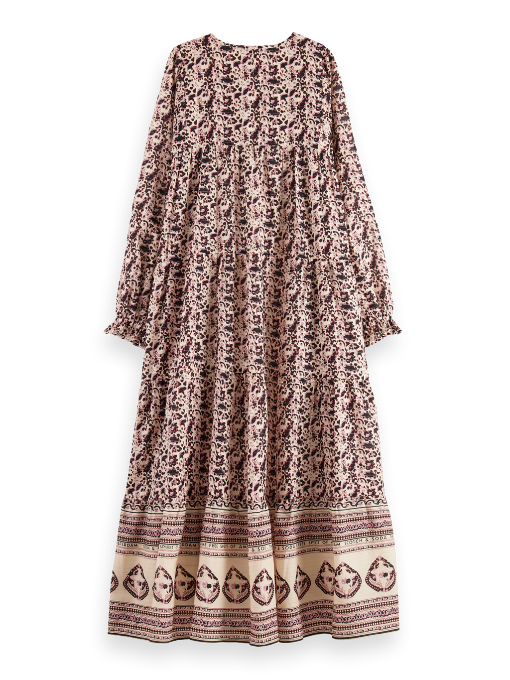 Jurken lange mouw multicolor Scotch & Soda