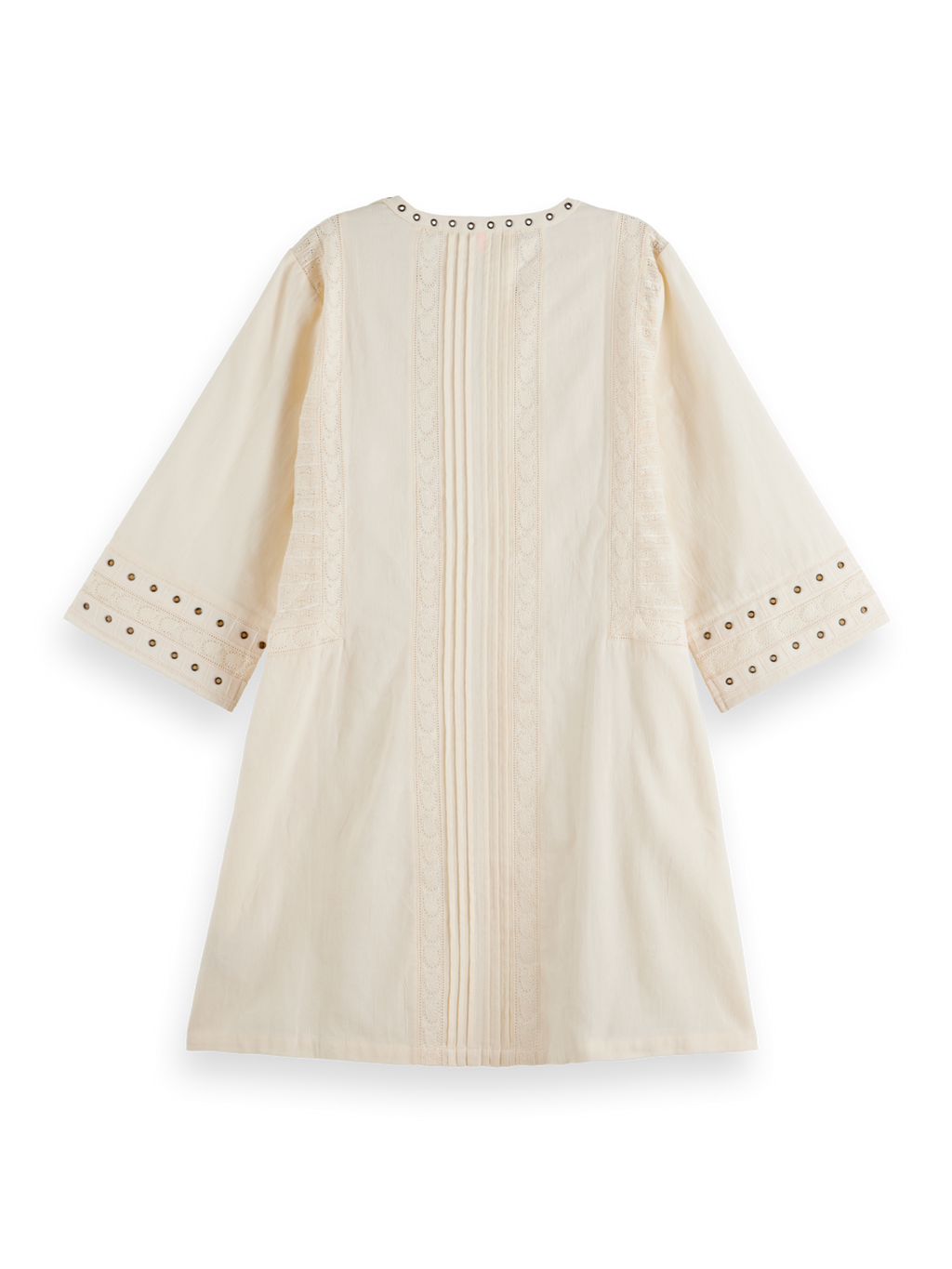 Jurken korte mouw wit Scotch & Soda