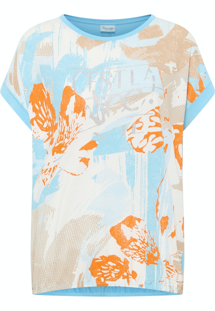 T-shirts korte mouw blauw Barbara Lebek