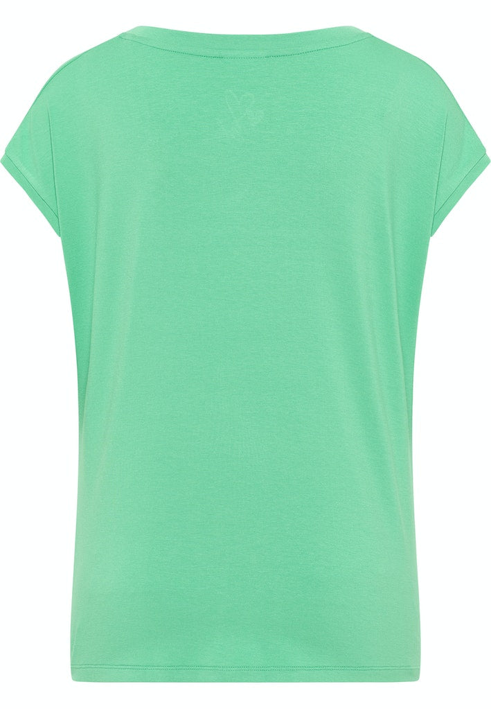 T-shirts korte mouw groen Barbara Lebek