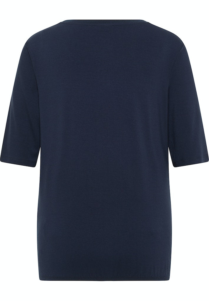 T-shirts korte mouw navy Barbara Lebek