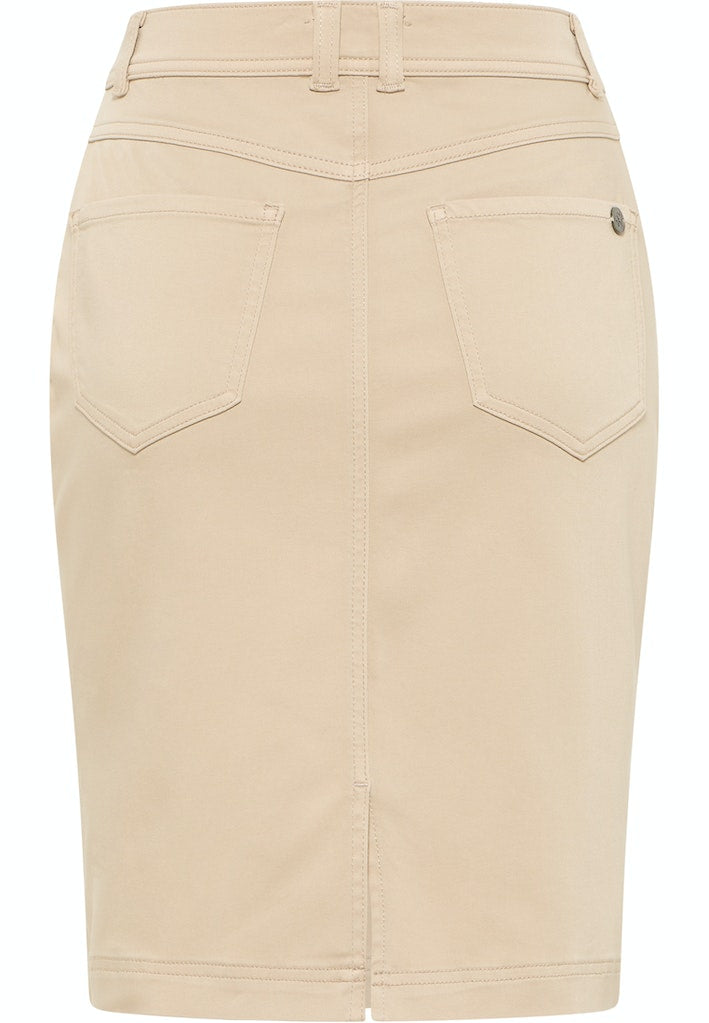 Rokken beige Barbara Lebek