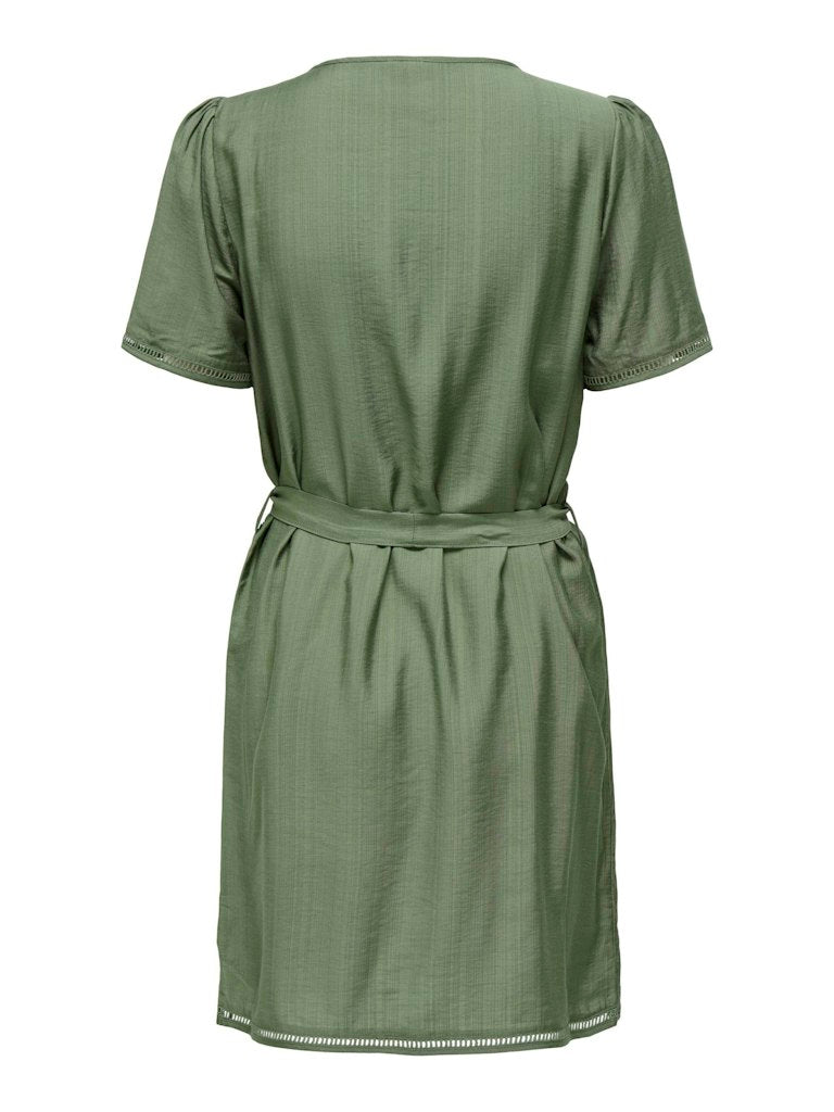 Jurken korte mouw groen ONLY