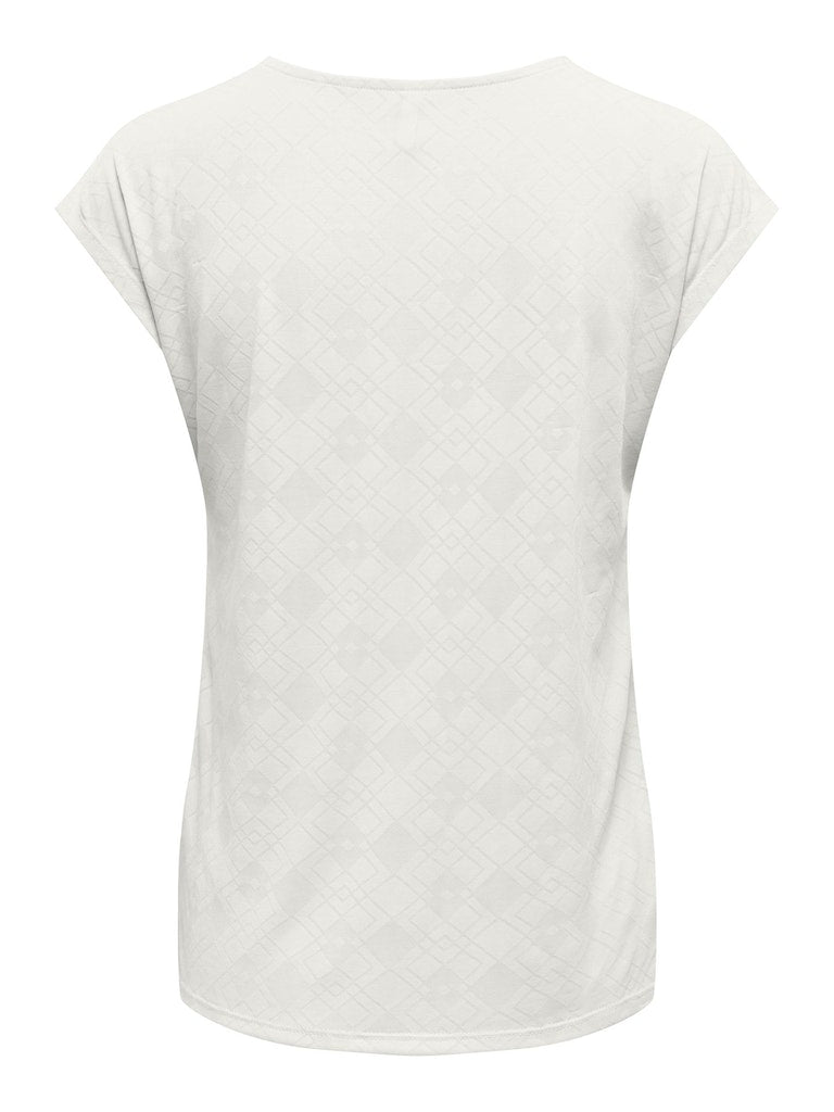 T-shirts korte mouw beige ONLY