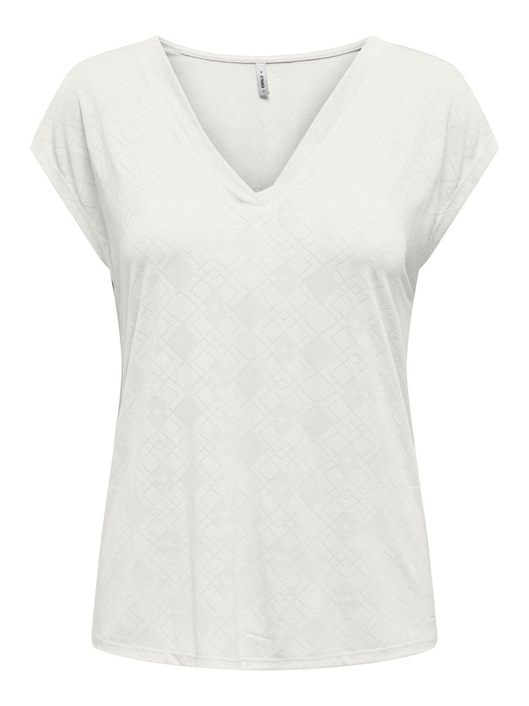 T-shirts korte mouw beige ONLY