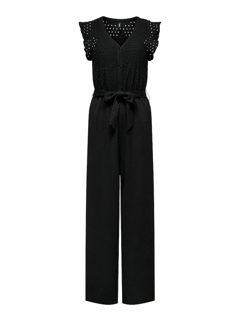 Jumpsuits korte mouw zwart ONLY