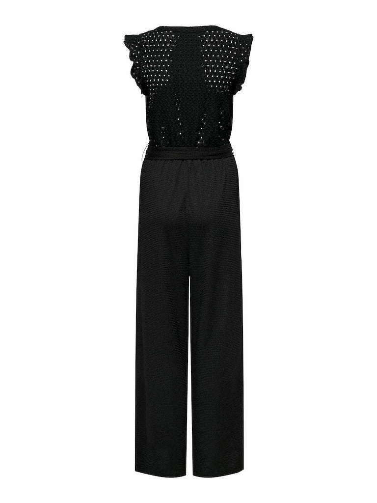 Jumpsuits korte mouw zwart ONLY