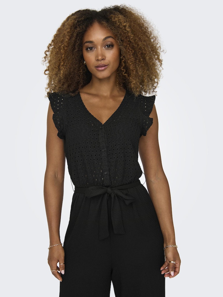 Jumpsuits korte mouw zwart ONLY