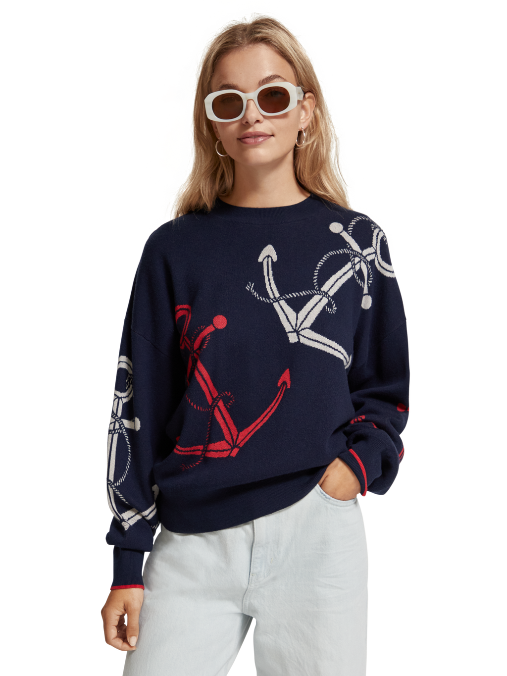 Pulls navy Scotch & Soda