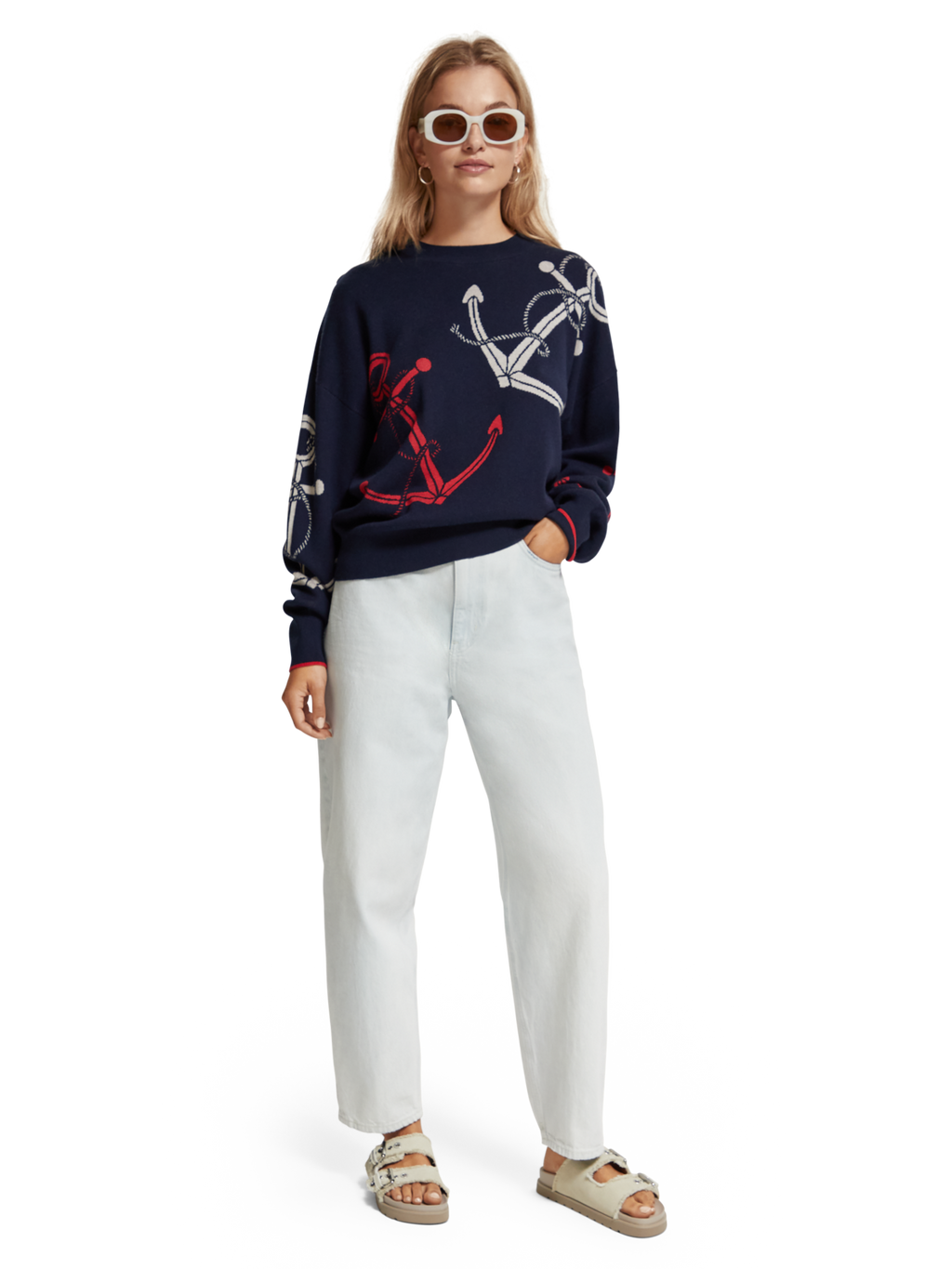 Pulls navy Scotch & Soda