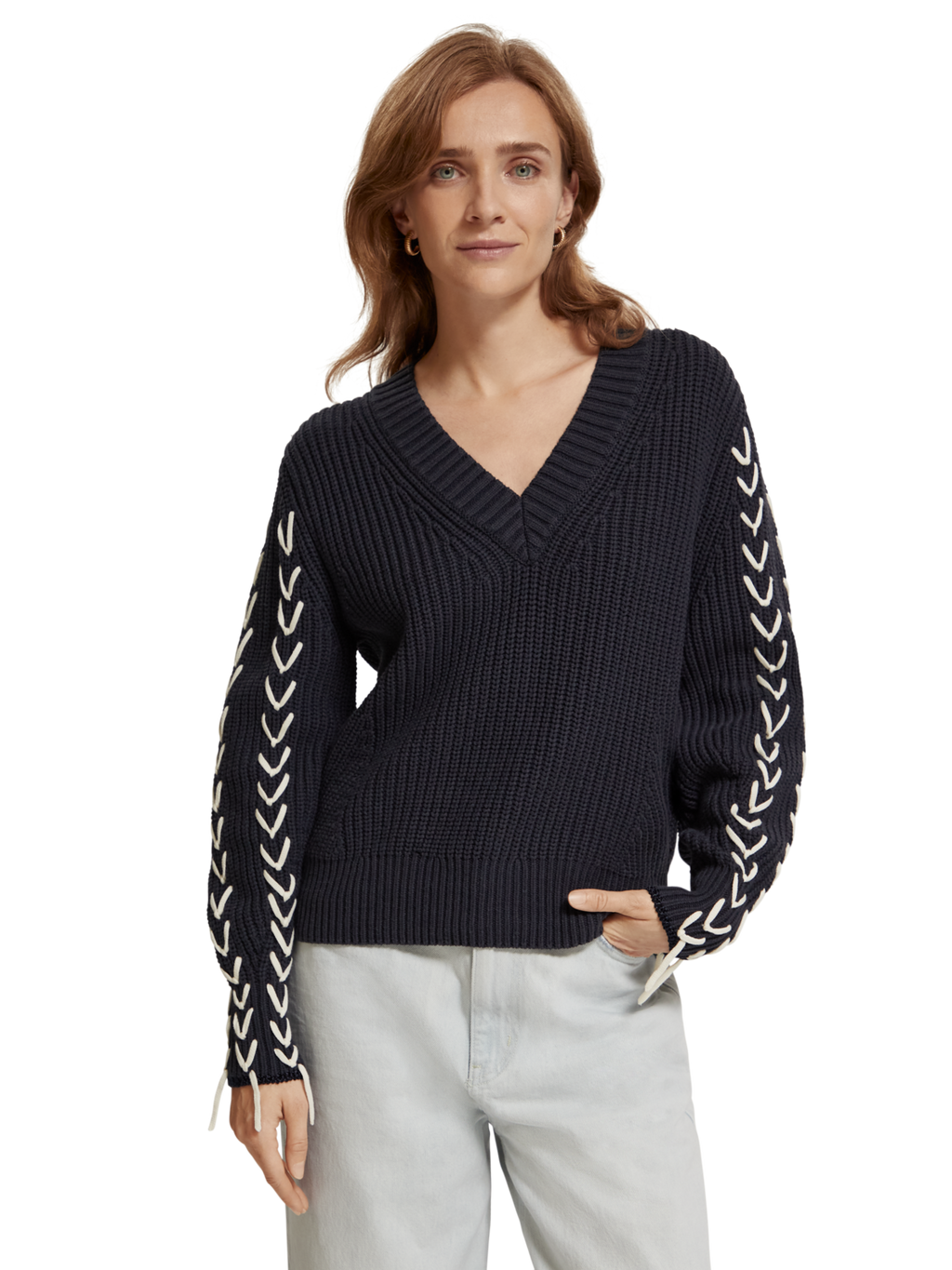 Pulls navy Scotch & Soda