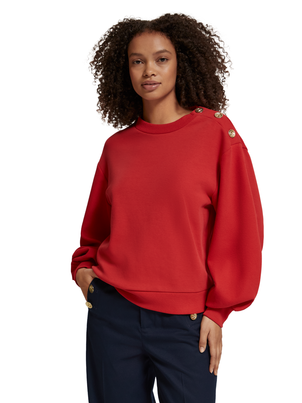 Sweaters rood Scotch & Soda