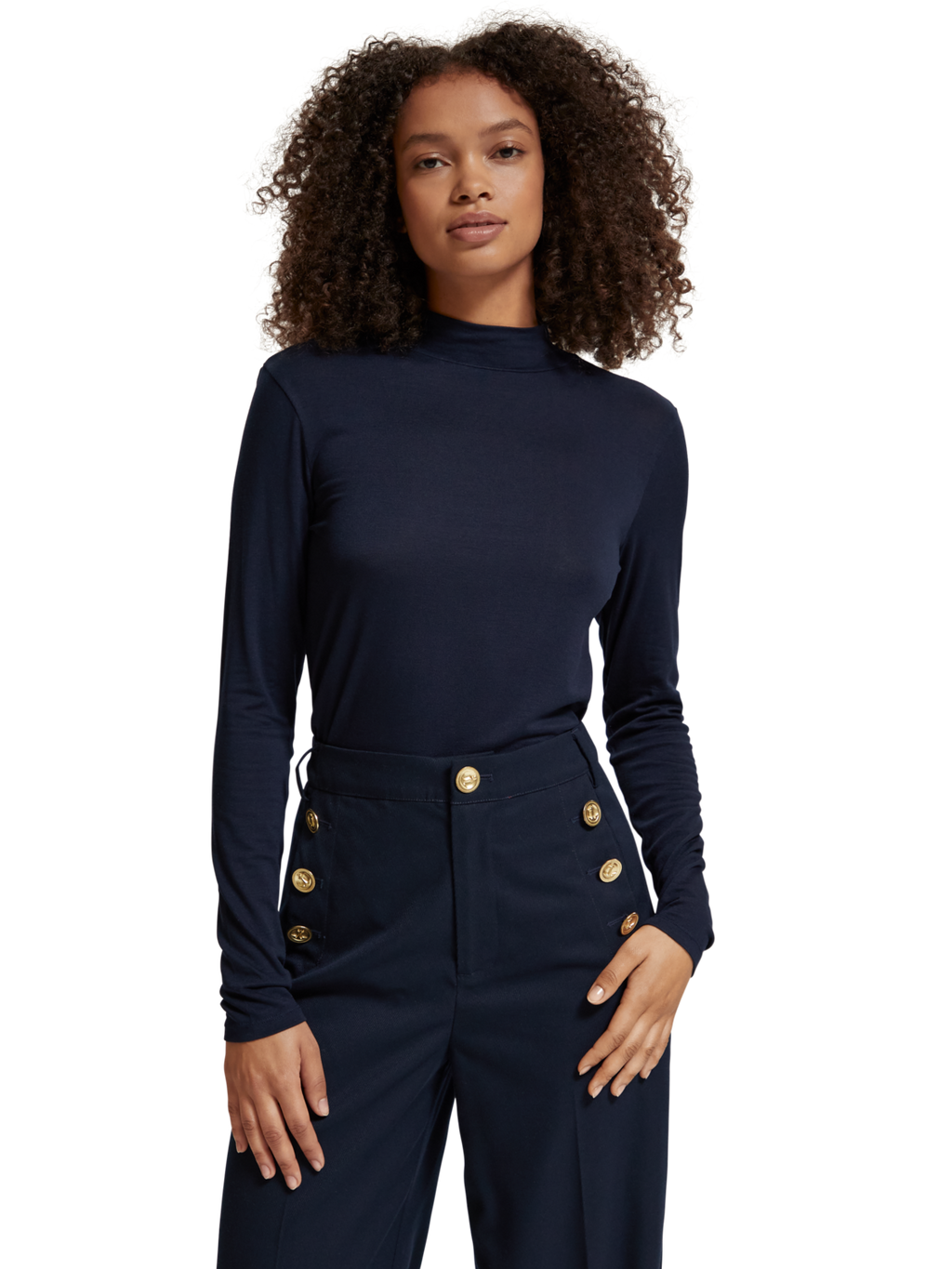 T-shirts lange mouw navy Scotch & Soda