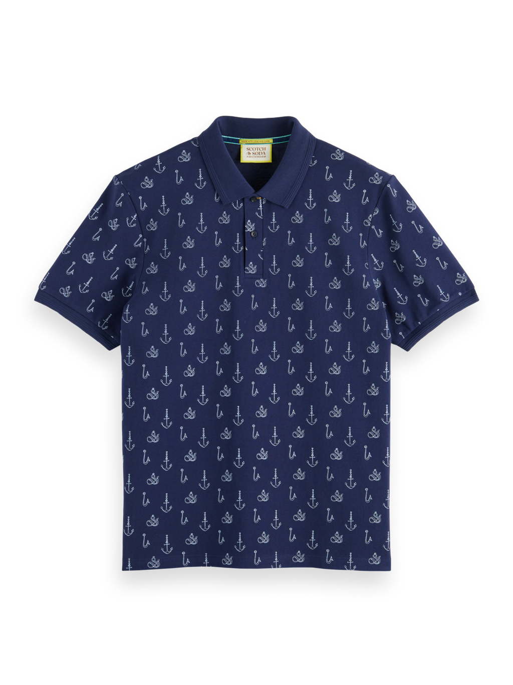 Polo's korte mouw navy Scotch & Soda