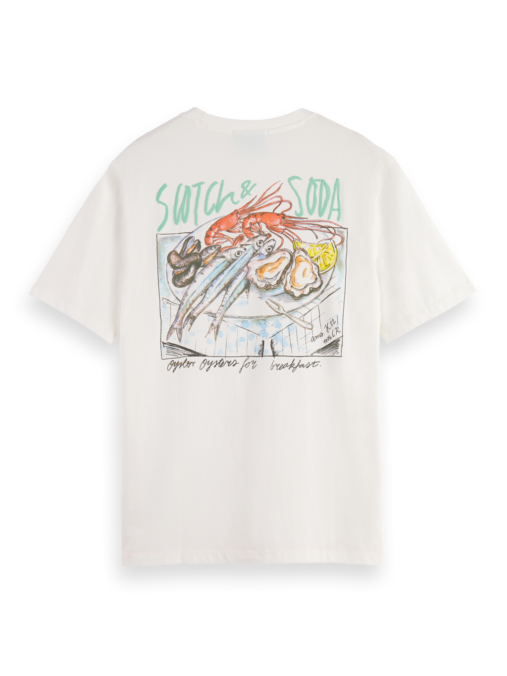 T-shirts korte mouw wit Scotch & Soda