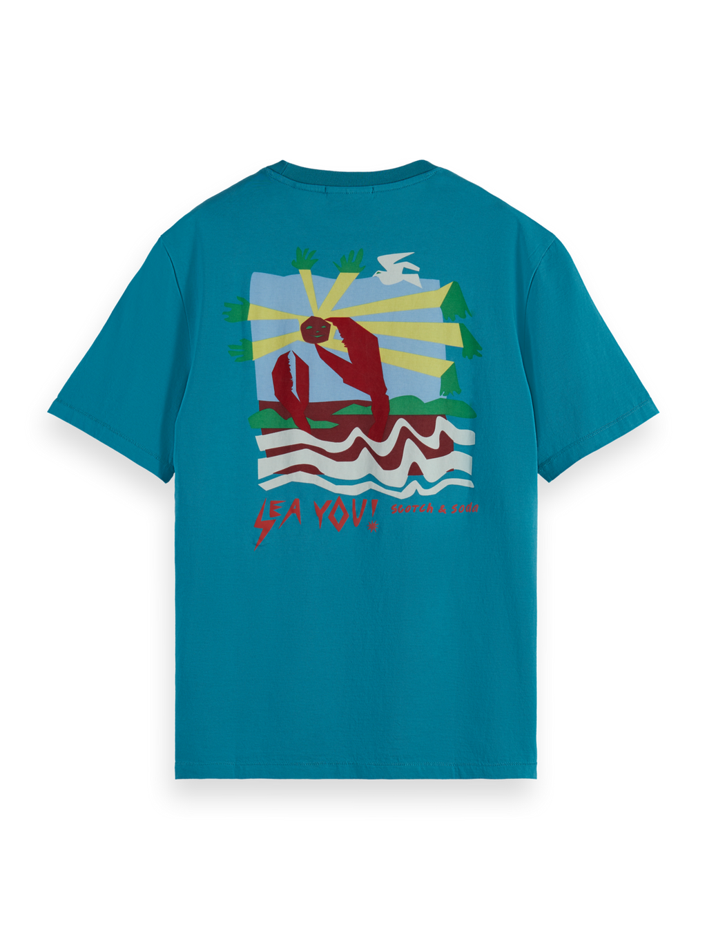 T-shirts korte mouw blauw Scotch & Soda