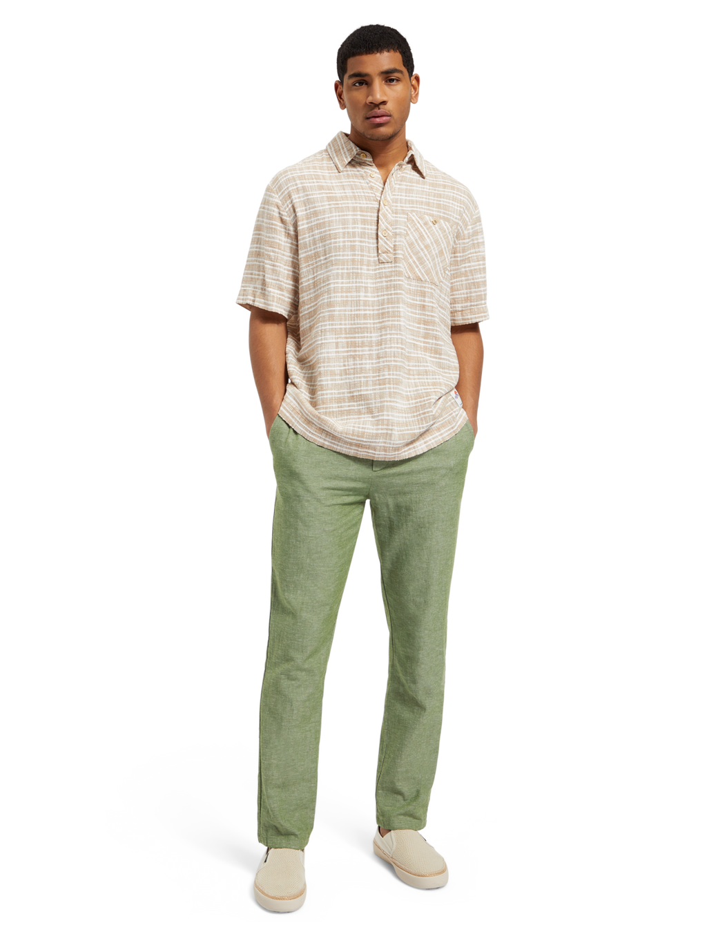 Broeken groen Scotch & Soda