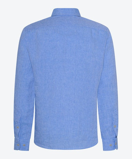 Hemden lange mouw blauw BRAX