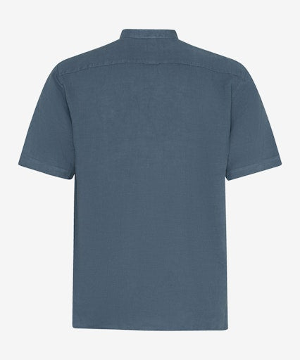 Hemden korte mouw blauw BRAX