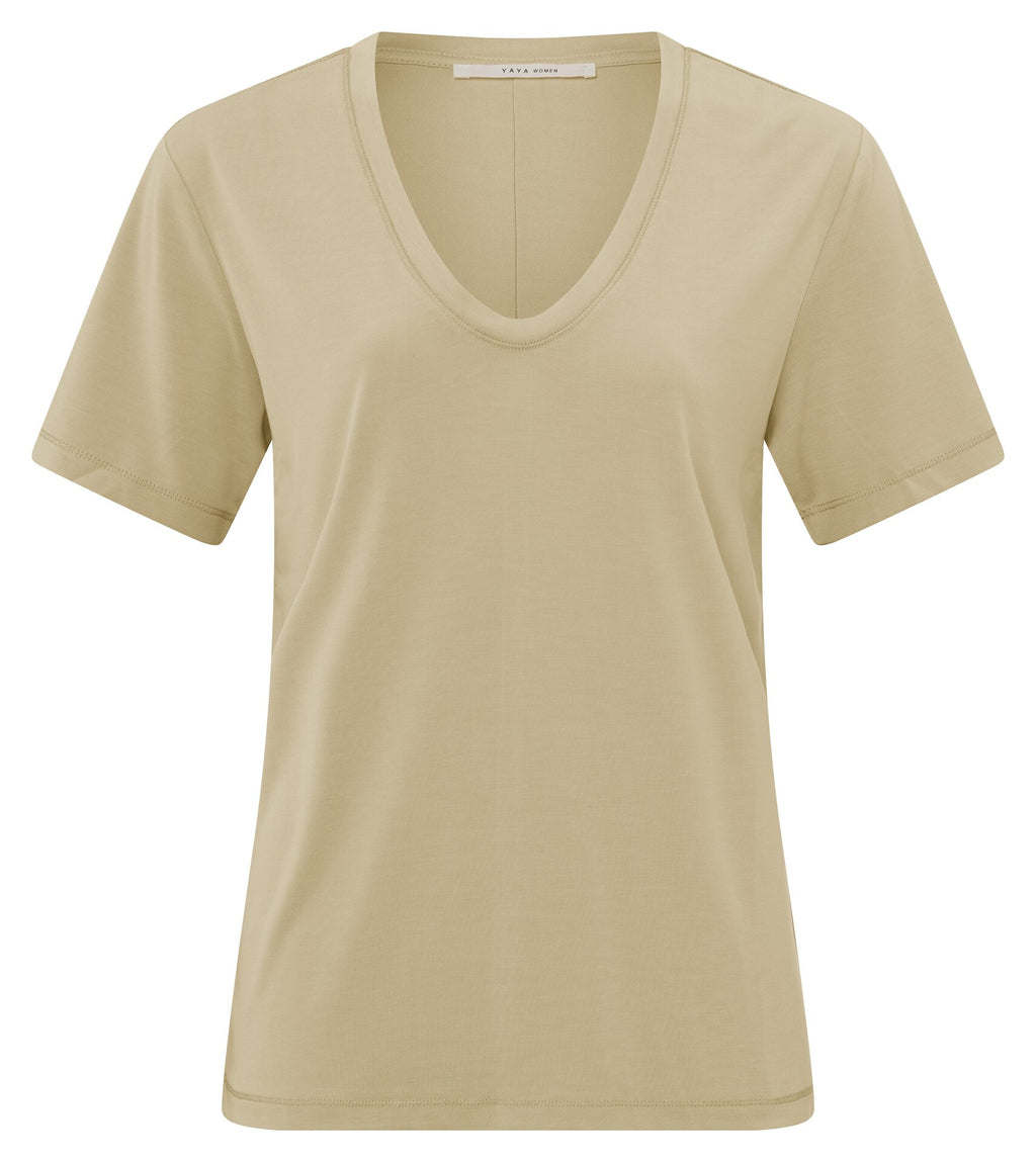 T-shirts korte mouw groen YAYA