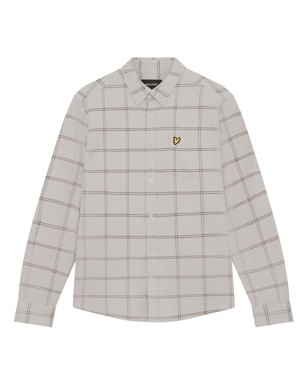 Hemden lange mouw grijs Lyle & Scott