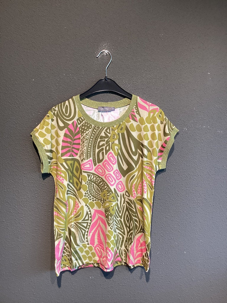 T-shirts korte mouw multicolor Geisha