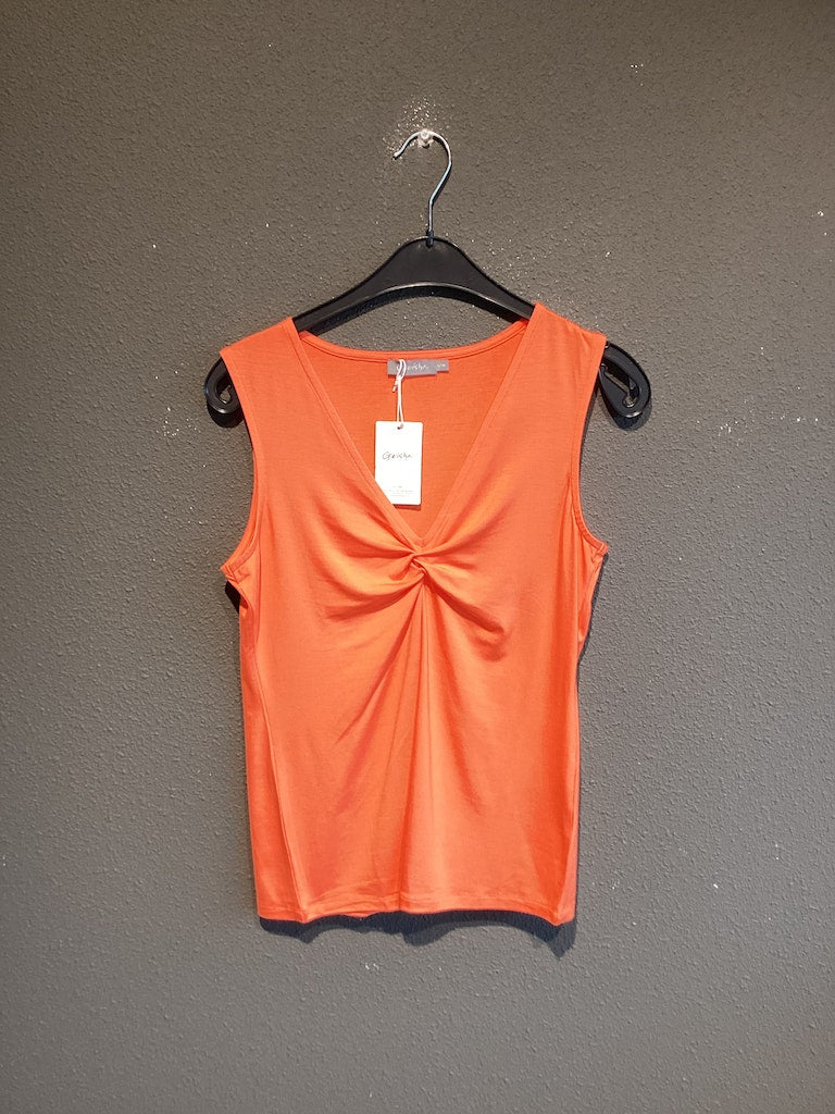 Tops oranje Geisha