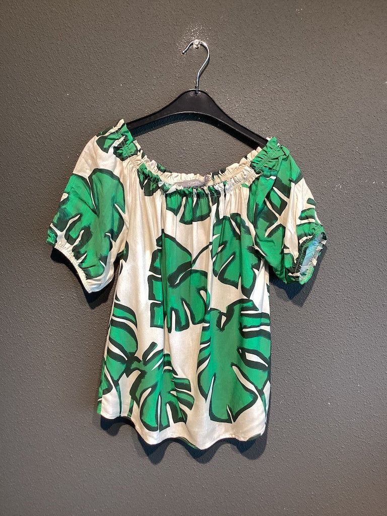 Blouses korte mouw multicolor Geisha