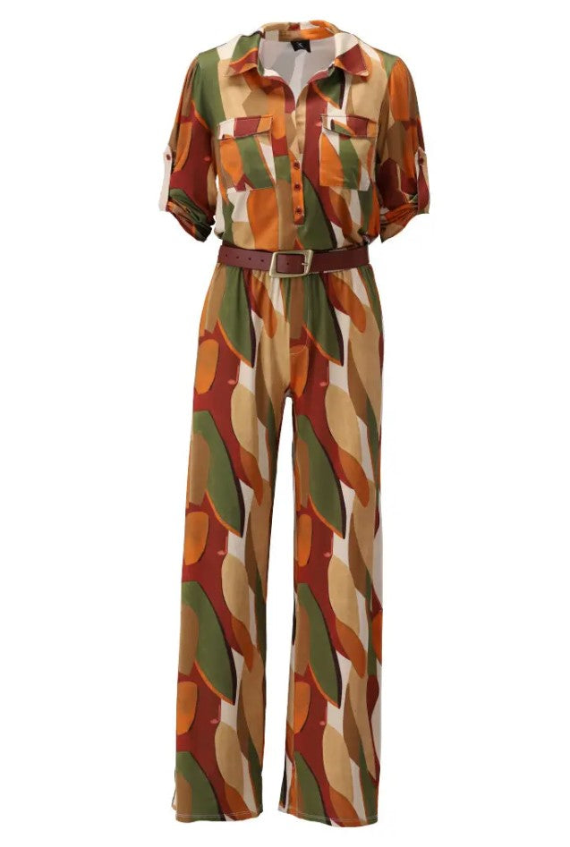 Jumpsuits korte mouw multicolor K[DESIGN]